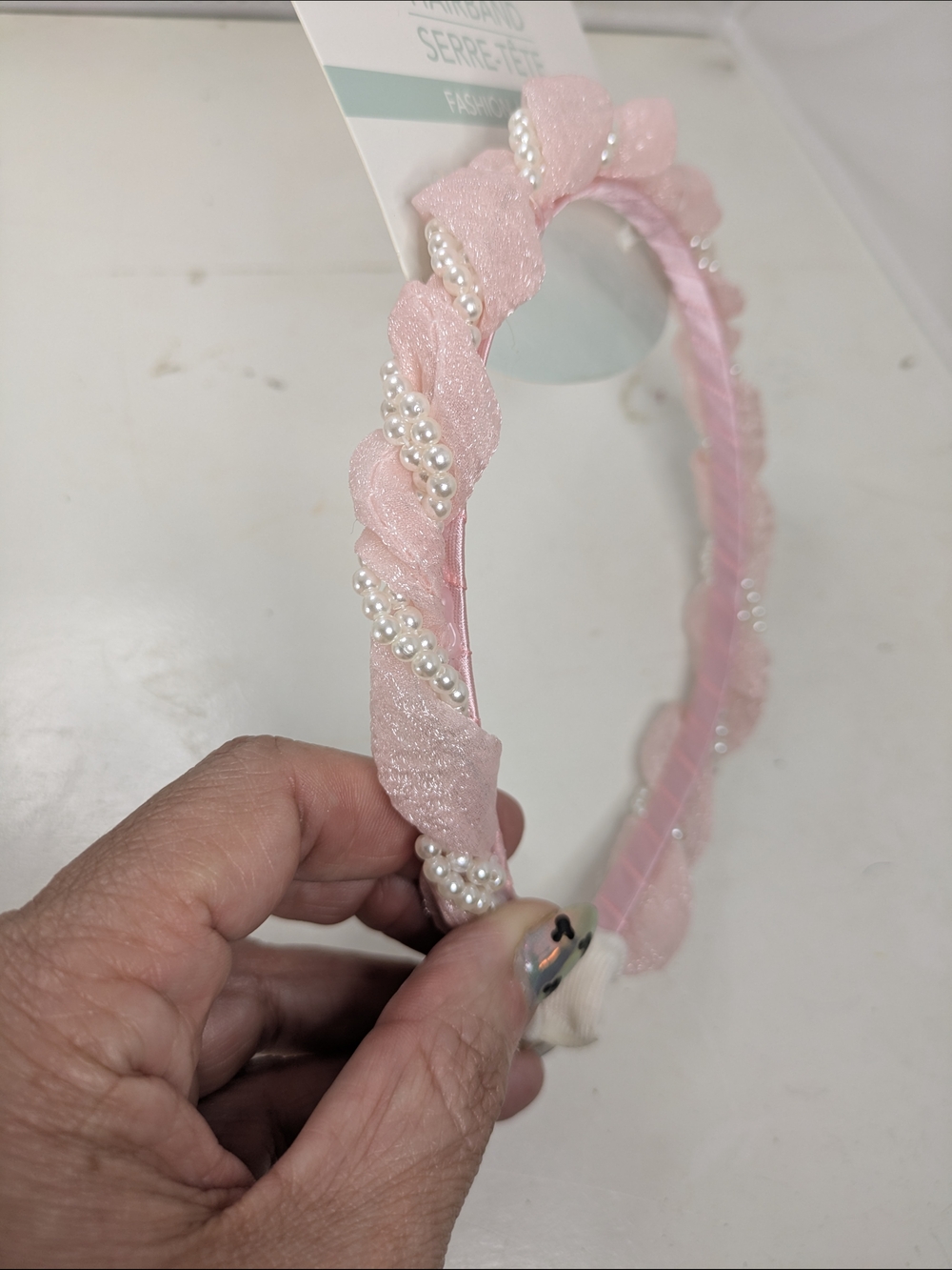 Pink Coquette Hair Accessory Bundle Headband Clips Scrunchie Set - Picture 9 of 11
